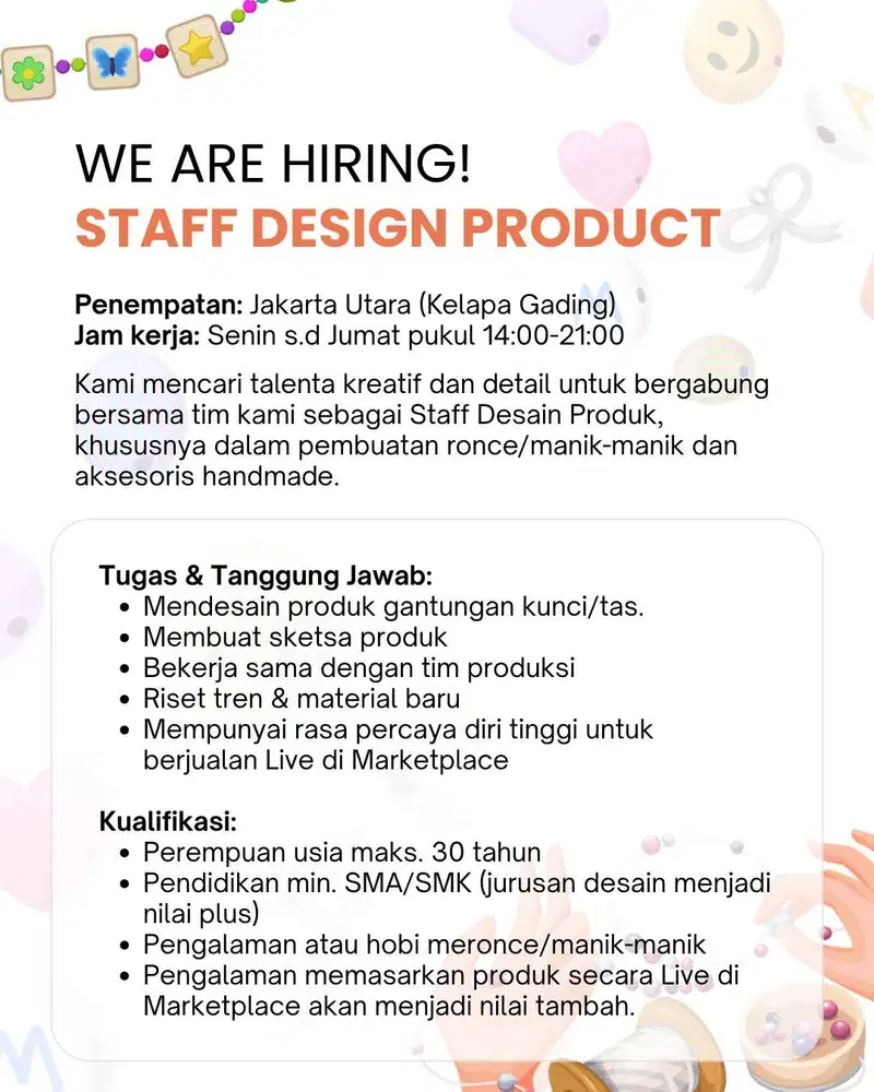 STAFF DESIGN PRODUCT
