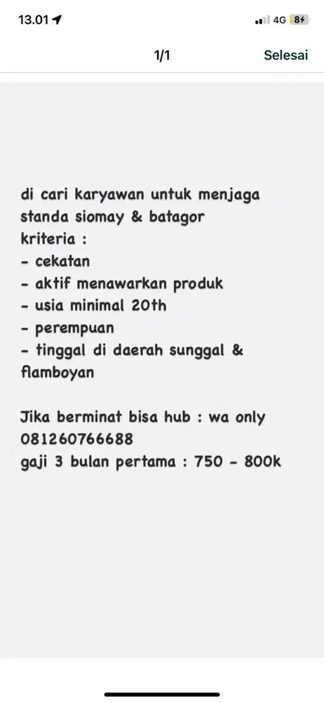 Jaga Stand Lontong&siomay