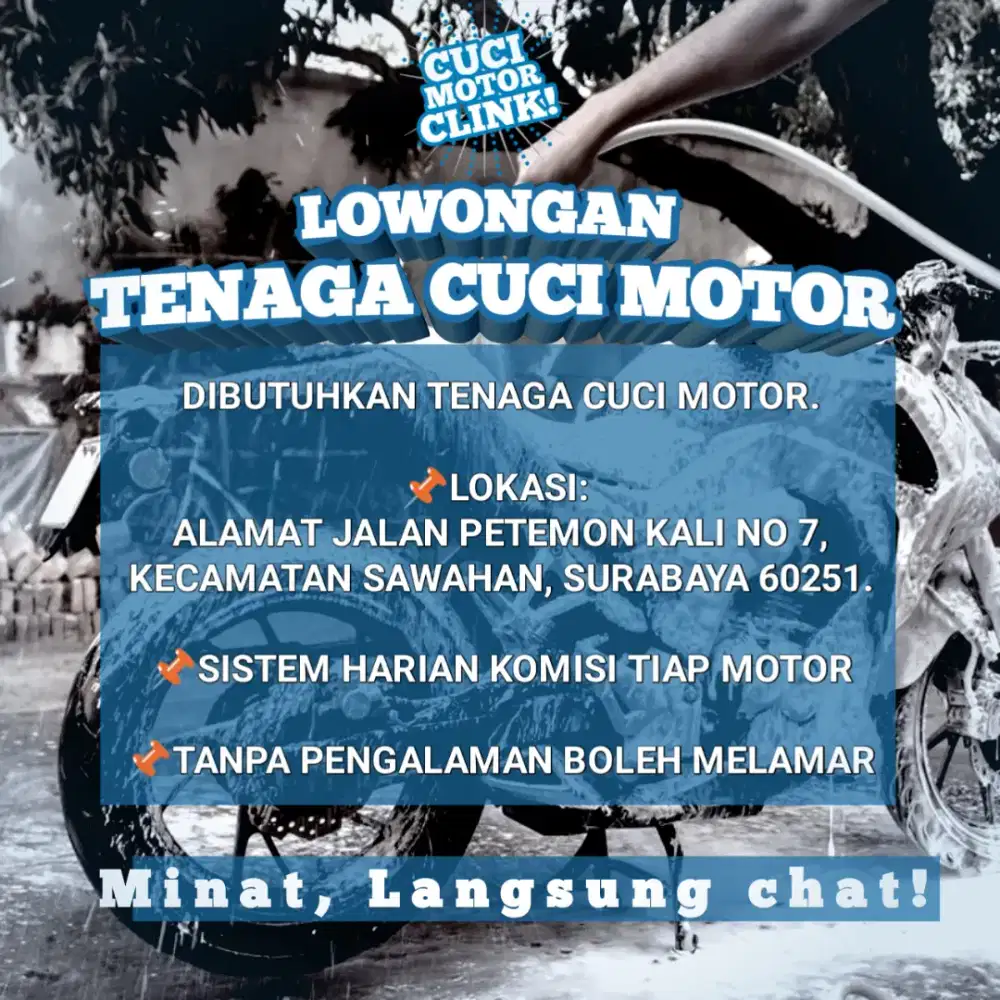 Tenaga Cuci Motor