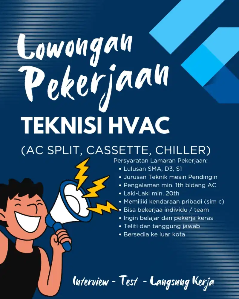 Lowongan Pekerjaan Teknisi AC