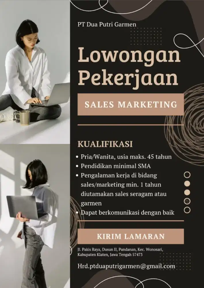 Dibutuhkan marketing sales seragam
