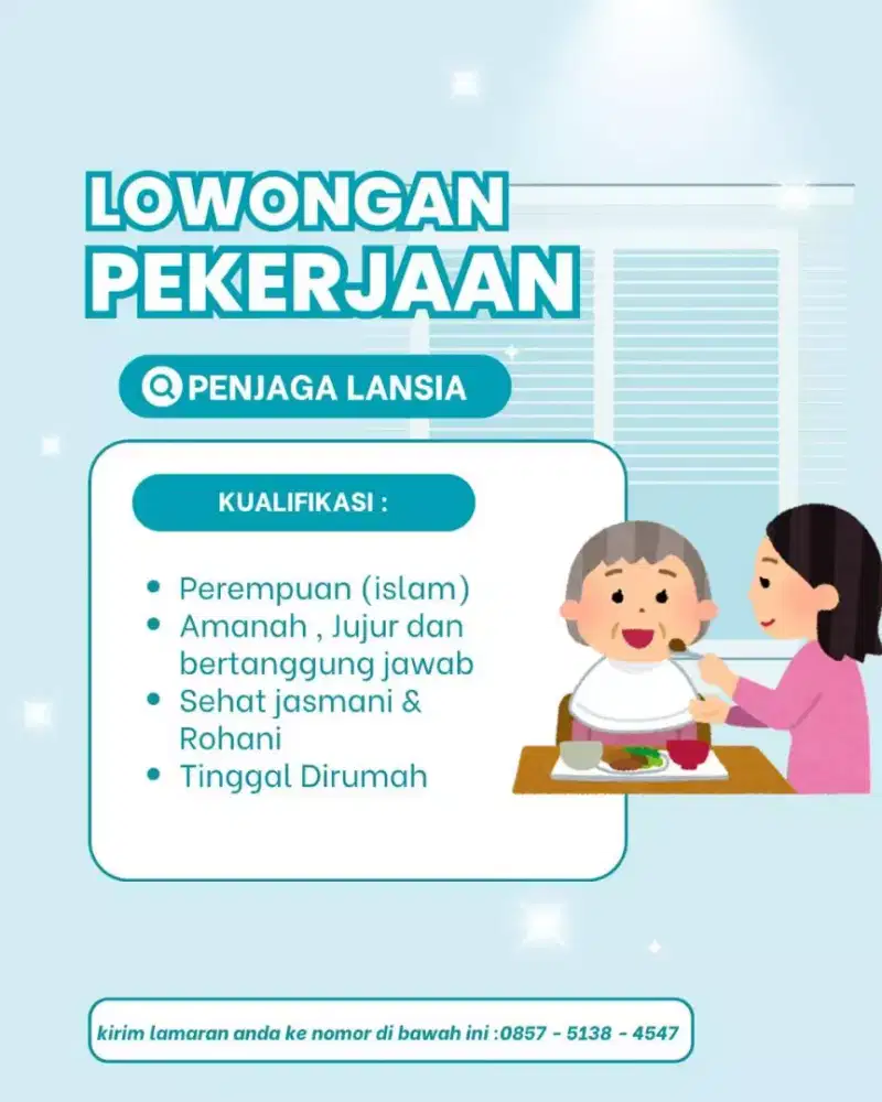 menjaga lansia (nenek)
