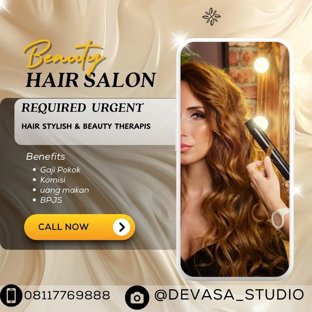 Lowongan hair stylish dan therapis