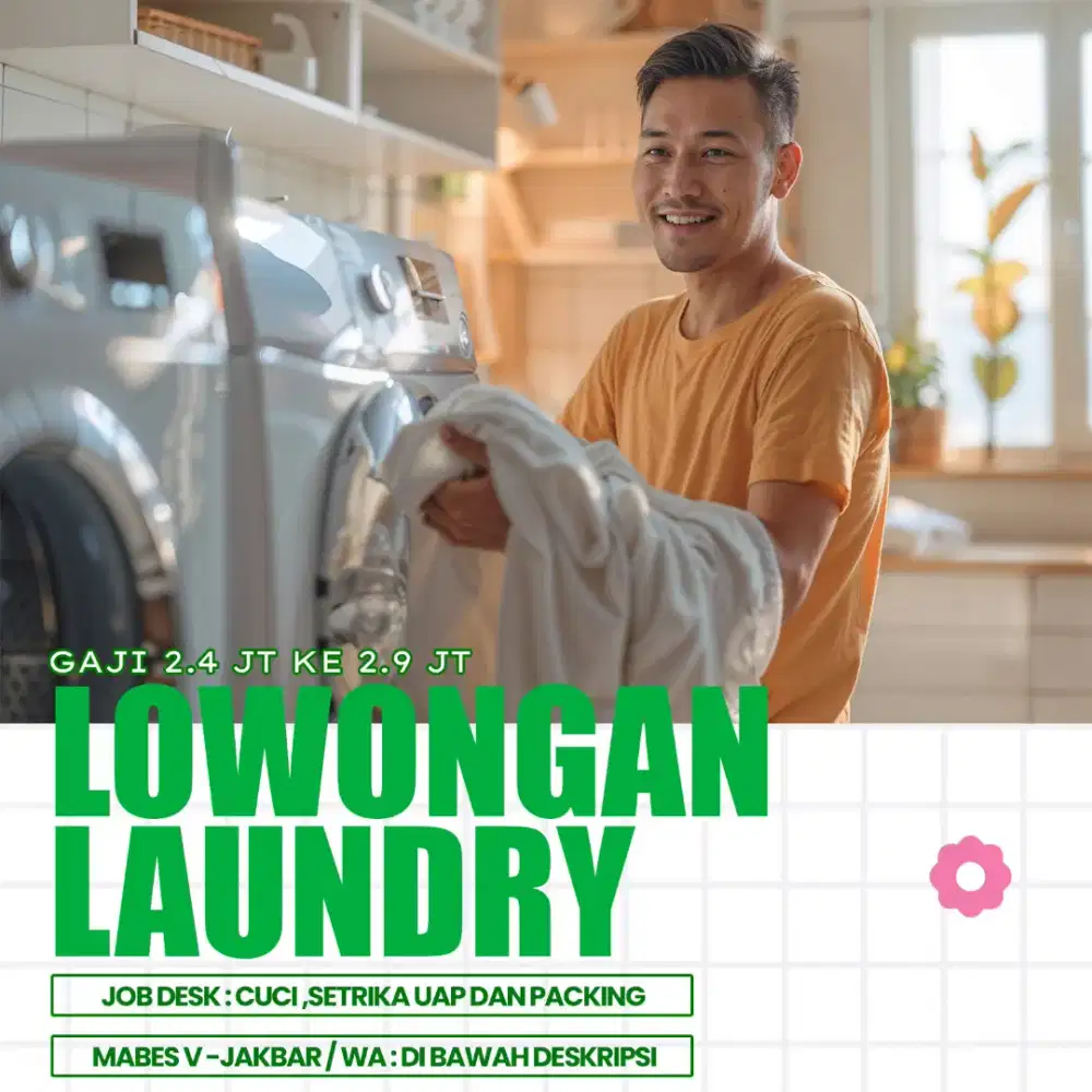 Loker produksi laundry di mangga besar
