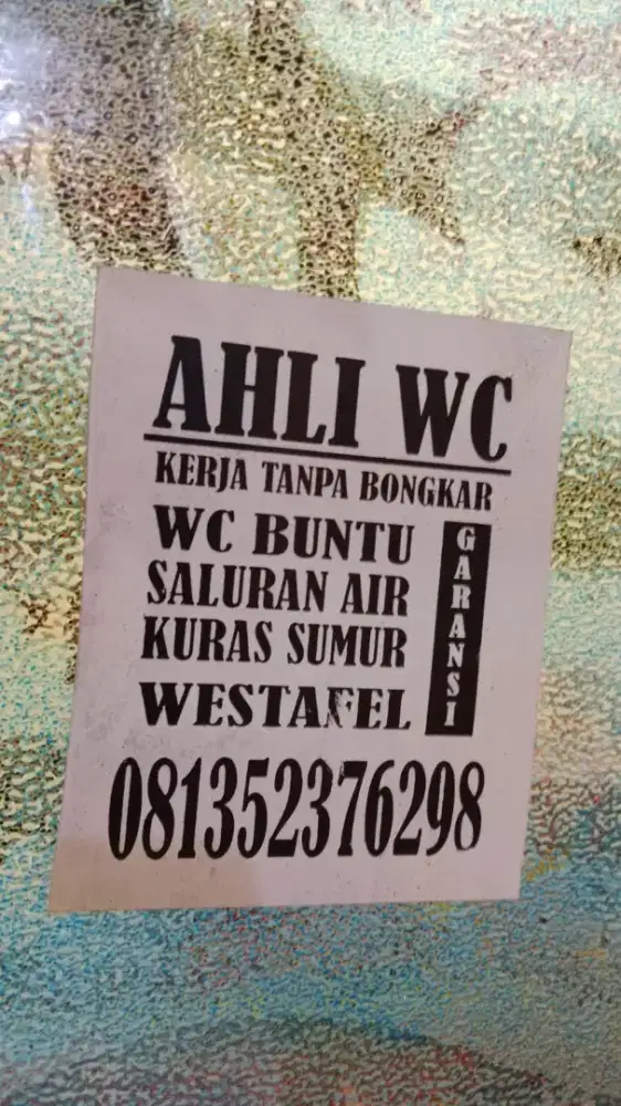 Tukang Wc Buntu Makassar Gowa Maros