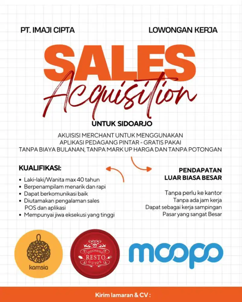 Sales Acquisition Sidoarjo