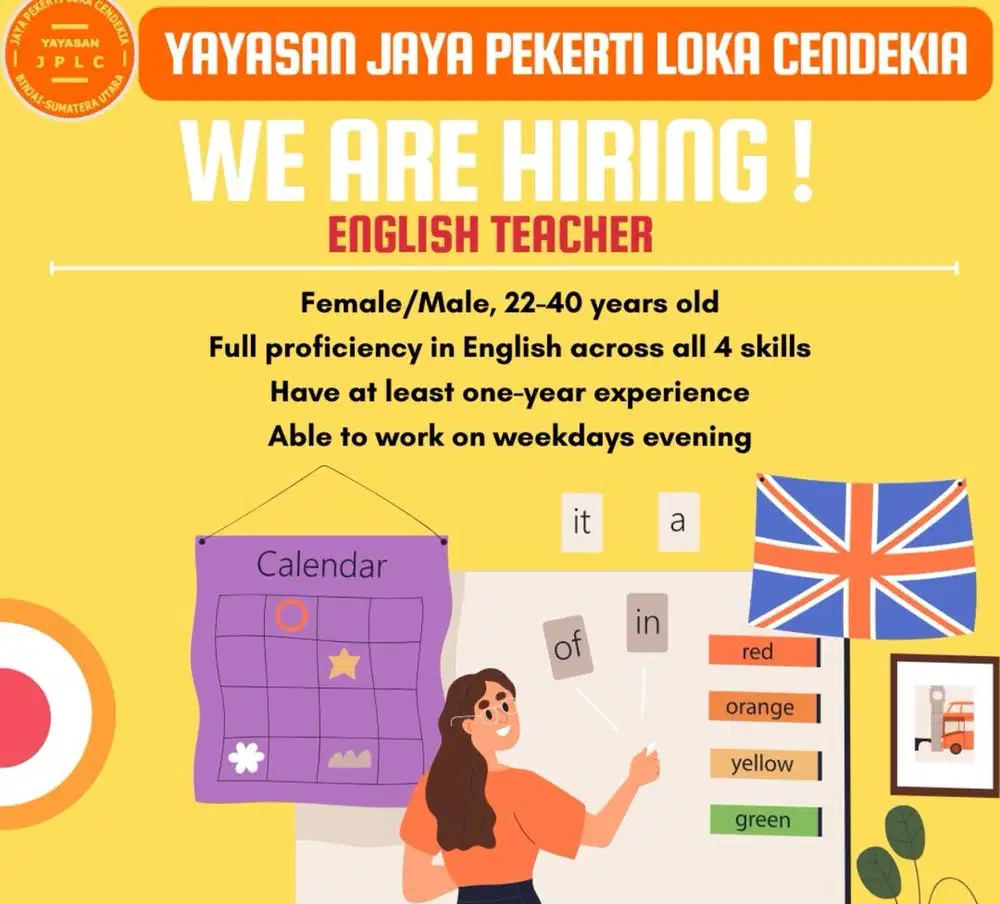 Guru Bahasa Inggris Binjai