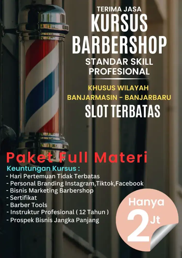 Kursus Barbershop Profesional
