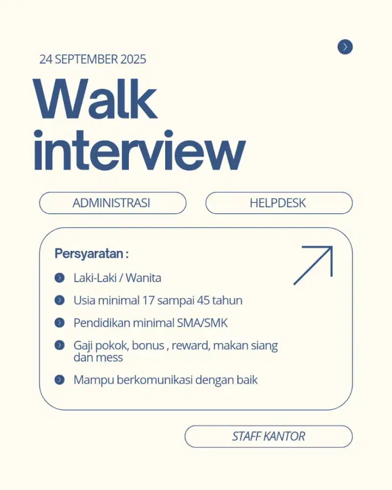 WALK INTERVIEW 24 September 2025