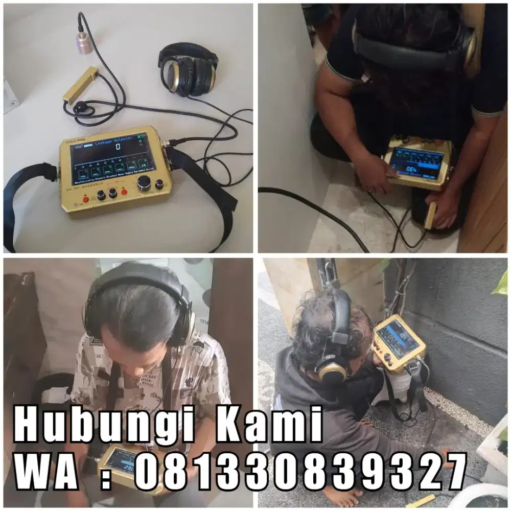 Menerima panggilan jasa deteksi kebocoran pipa bawah tanah