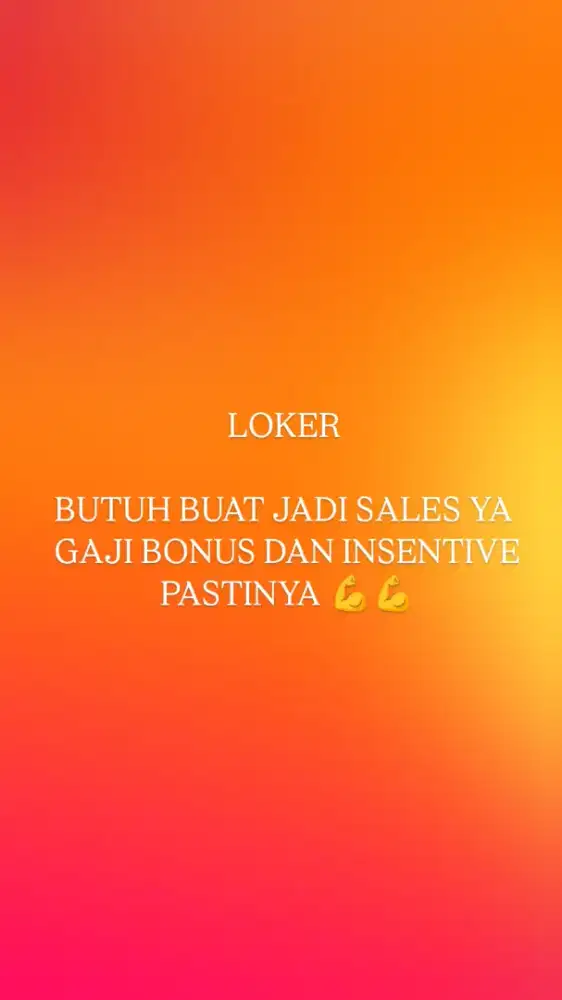 Loker buat sales toyota