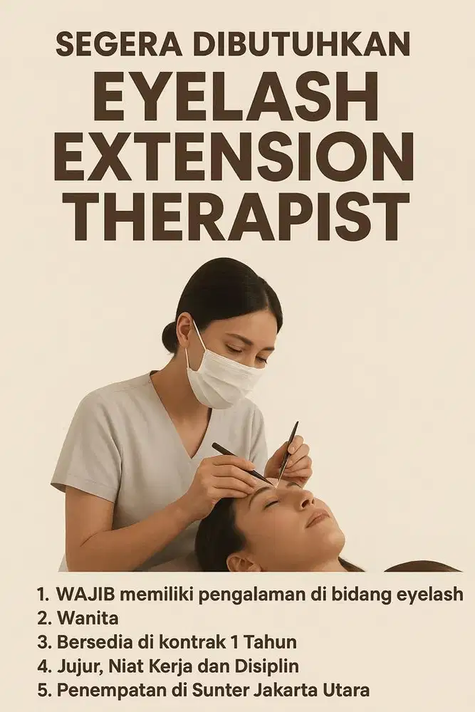 Lowongan Kerja Eyelash Extension
