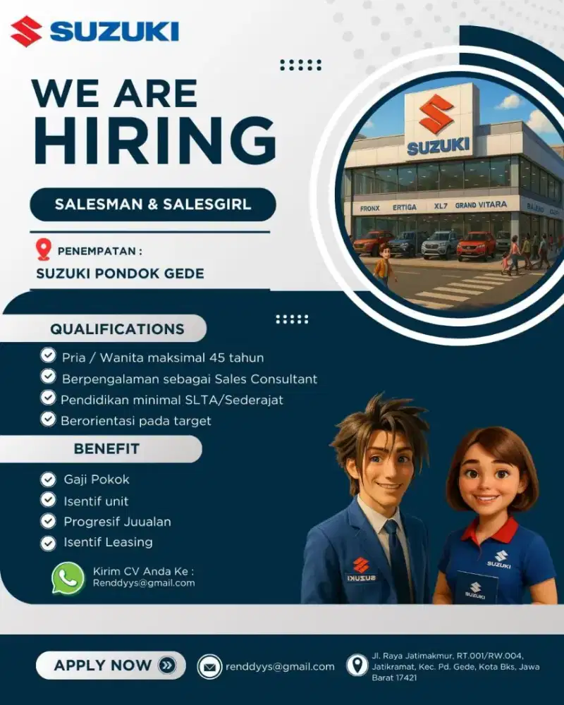 DI BUTUHKAN SALES EXECUTIVE