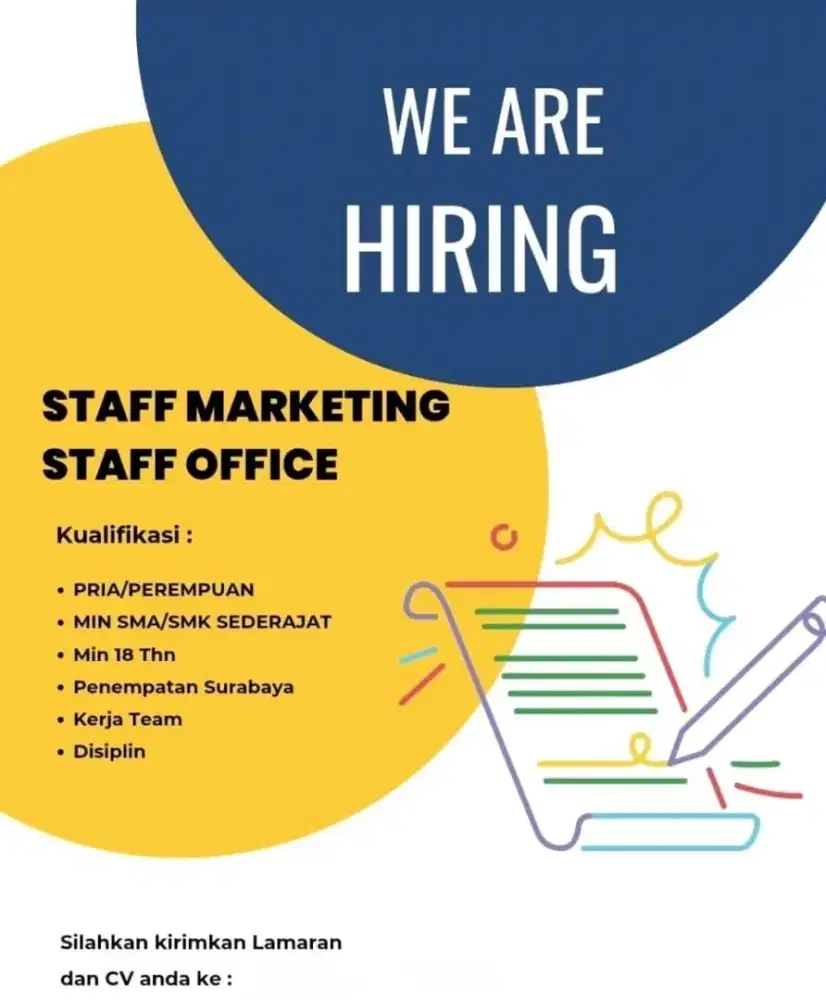 Staff karyawan kantor