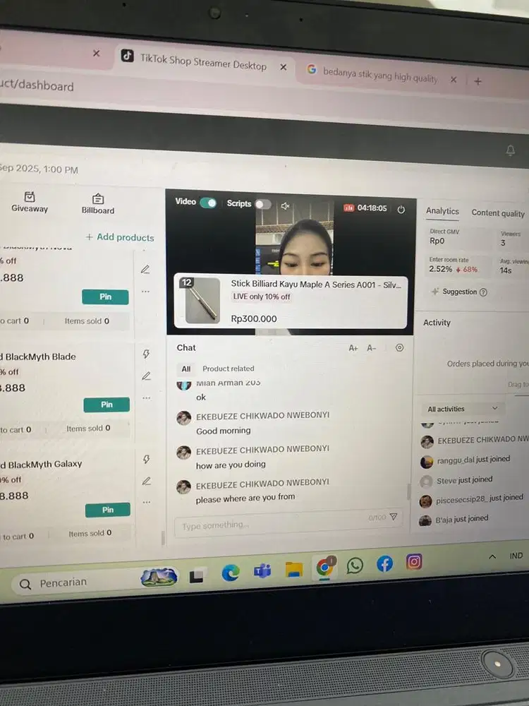 admin live host