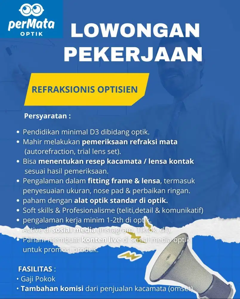 Lowogan Kerja Optik (RO)