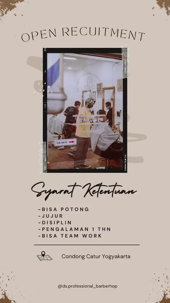 Lowongan barbershop
