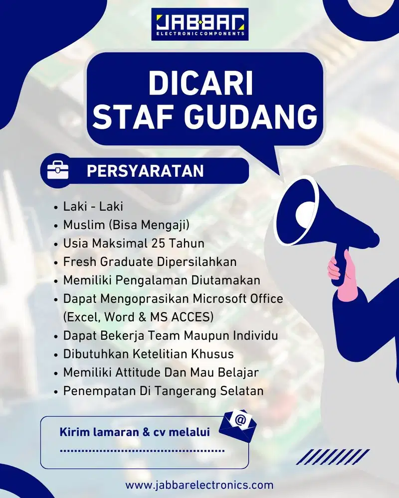LOKER ADMIN GUDANG