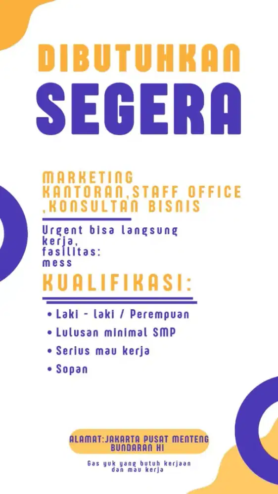 Lowongan kerja jakarta