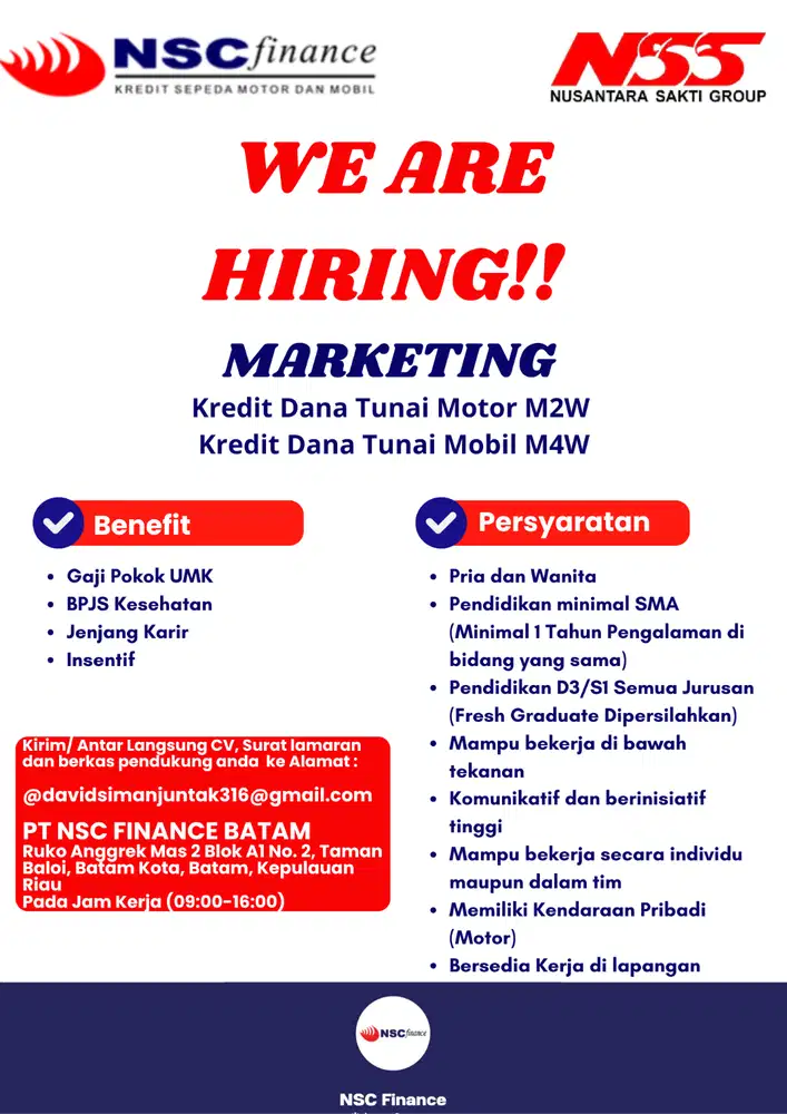 Marketing Dana Tunai Motor