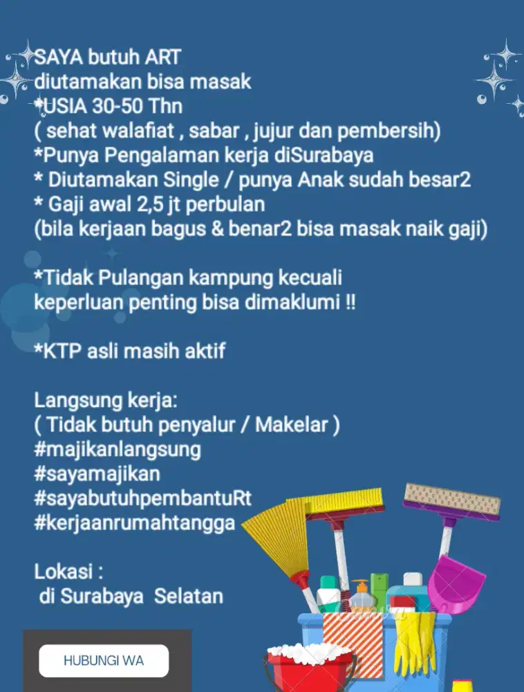 ART / Pembantu Rumah Tangga