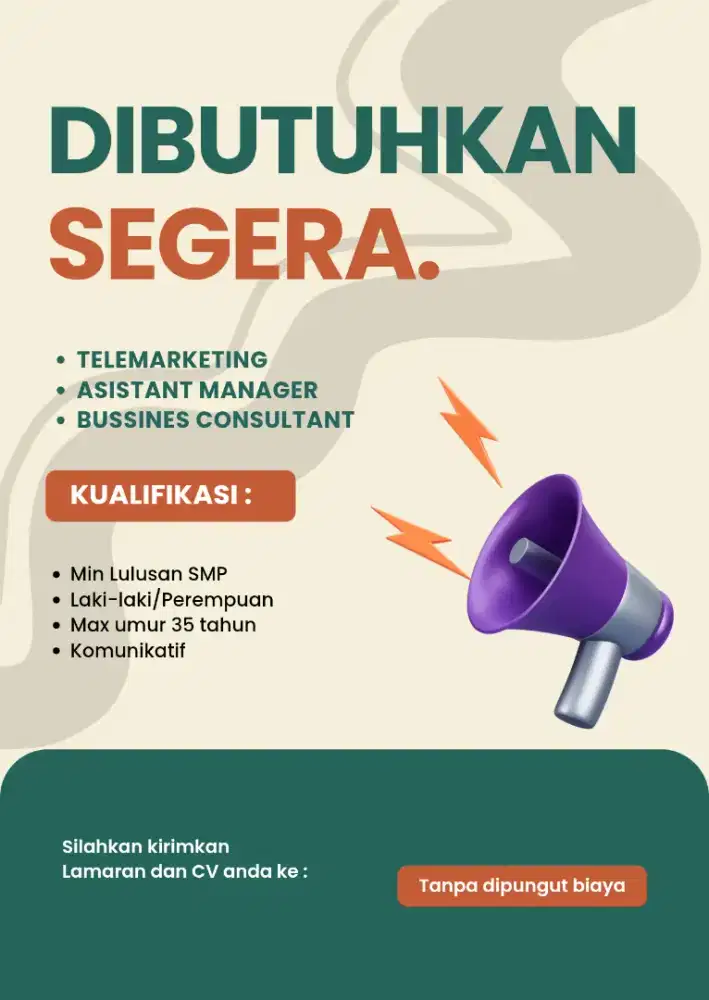 Lowongan Pekerjaan