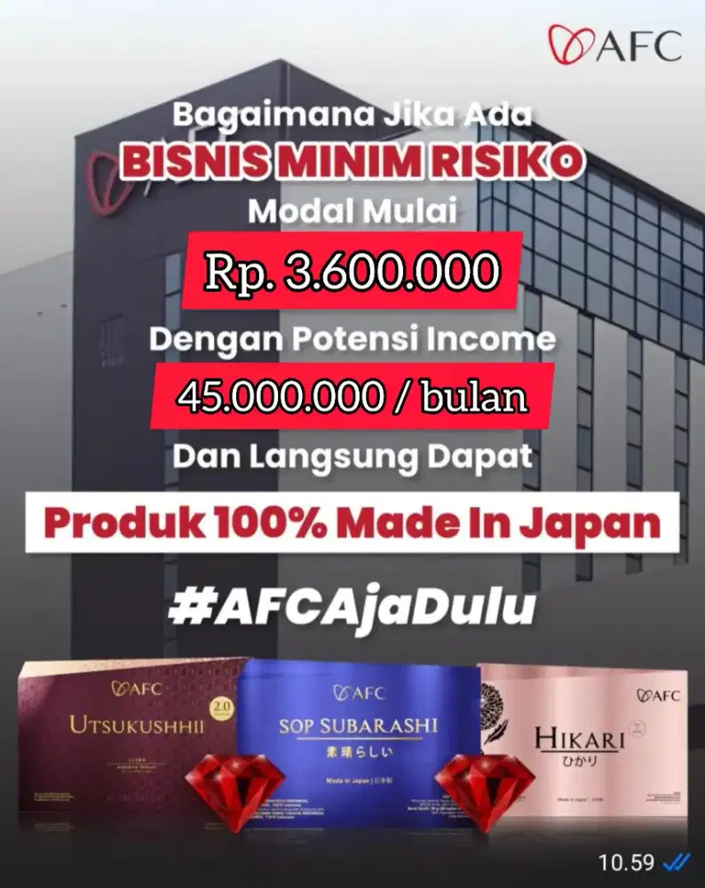 Marketing AFC super food asli Jepang