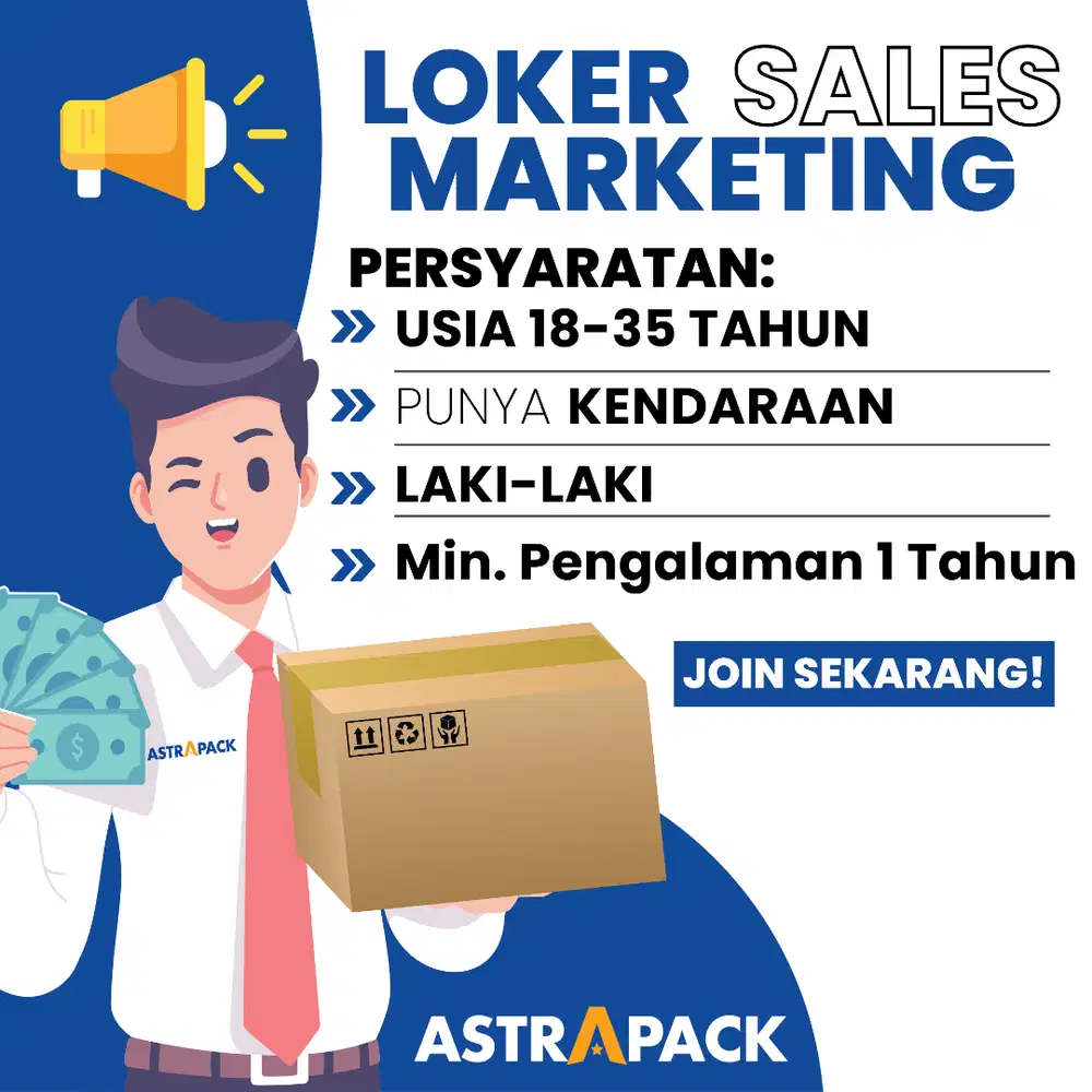 Lowongan Sales Produk Lakban / Packaging Tape