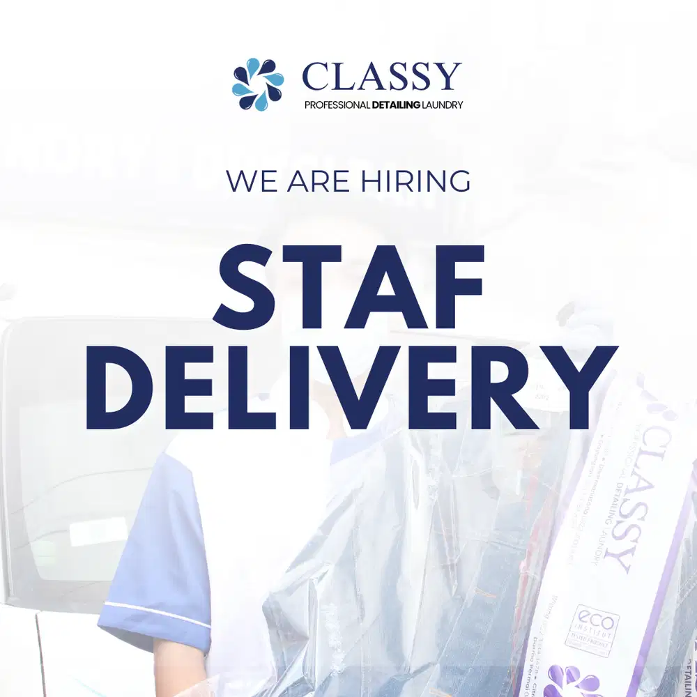 Lowongan Kerja Staf Delivery Classy Laundry