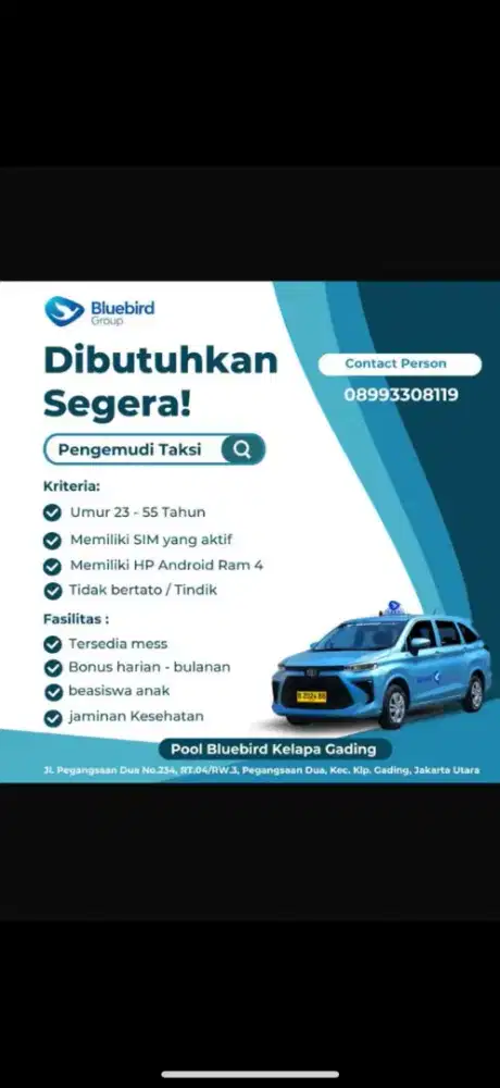 Dibutuhkan 50 pengemudi