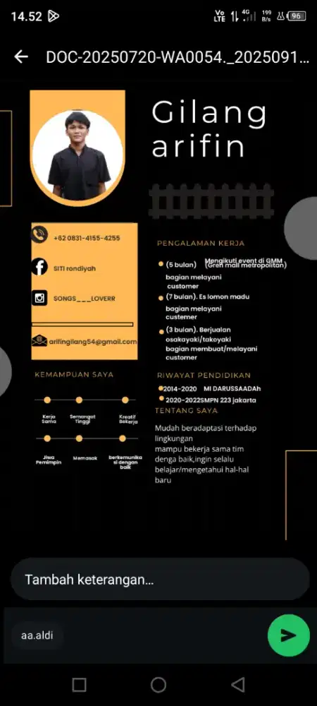 Cari kerjaan apa saja