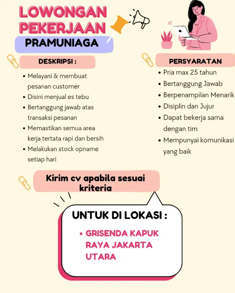 Lowongan kerja di kapuk penjaringan