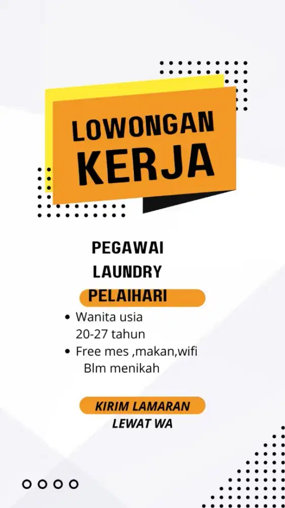Karyawati laundry