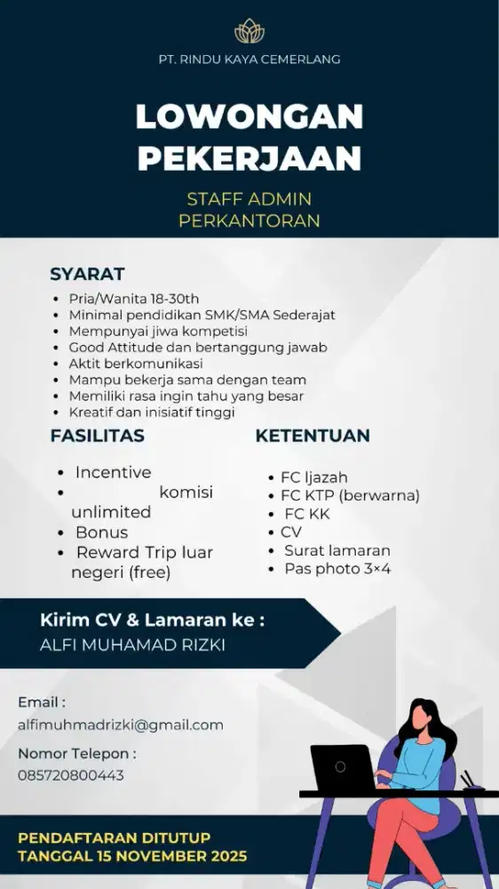 STAFF ADMIN MARKETING