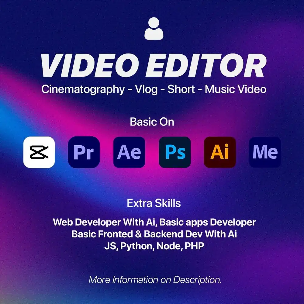 Video Editor & Videographer Berpengalaman – Siap Kerja