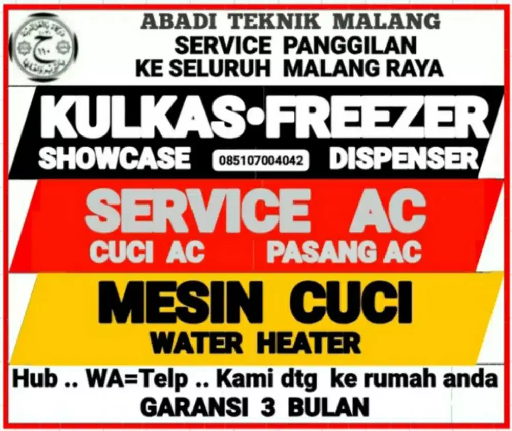 service kulkas ac+(cuci ac 75rb) mesin cuci w.heater servis panggilan