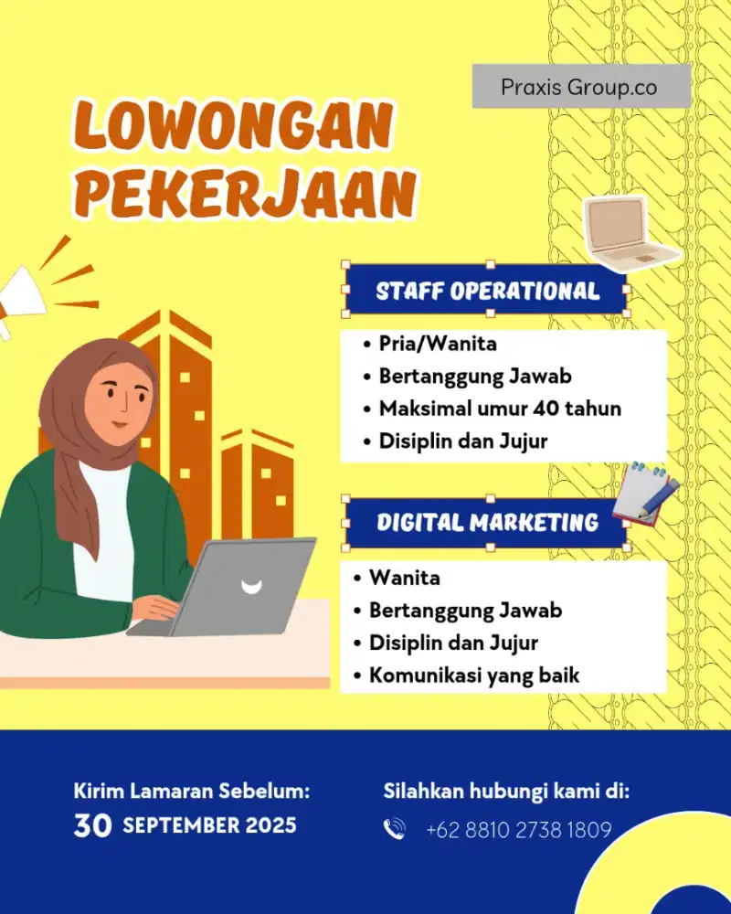 DICARI KARYAWAN LOWONGAN KERJA
