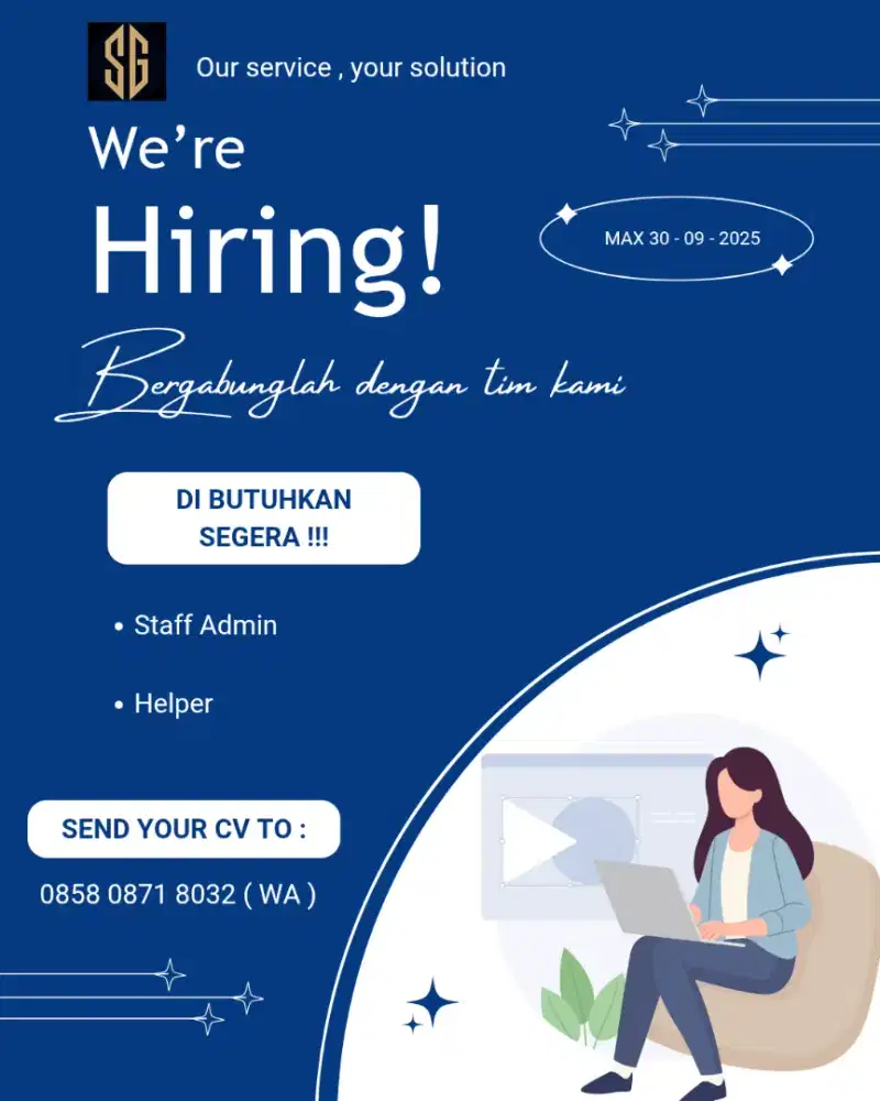 Di butuhkan segera