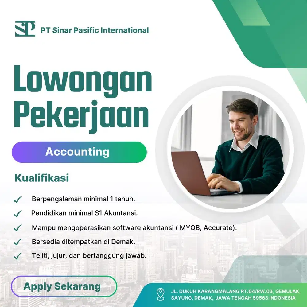 Accounting Staff (Staf Akuntansi)
