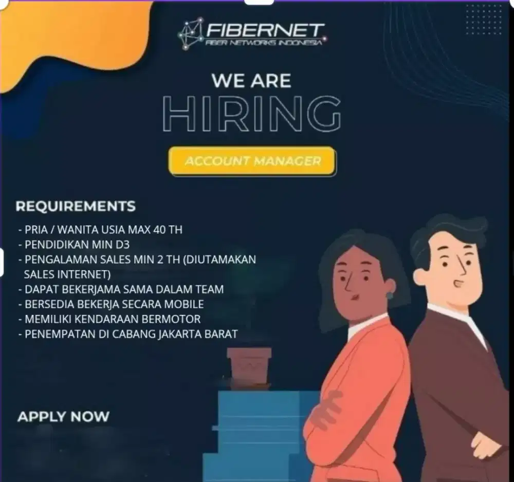 Dibutuhkan ACCOUNT MANAGER