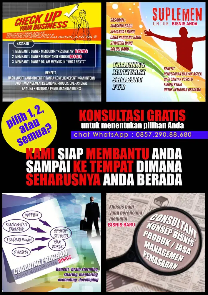 Kenali kondisi bisnis Anda & kembangkan!