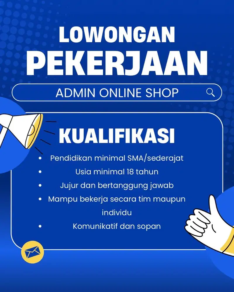 DICARI ADMIN ONLINE SHOP