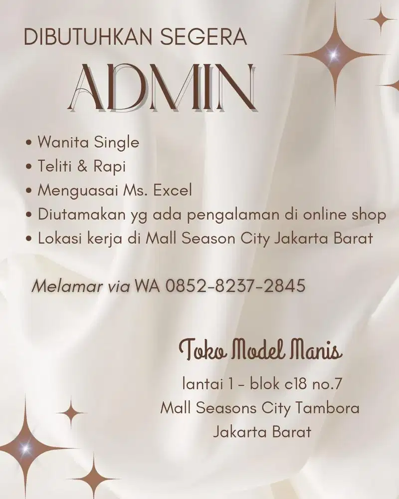 Staff Administrasi ADMIN