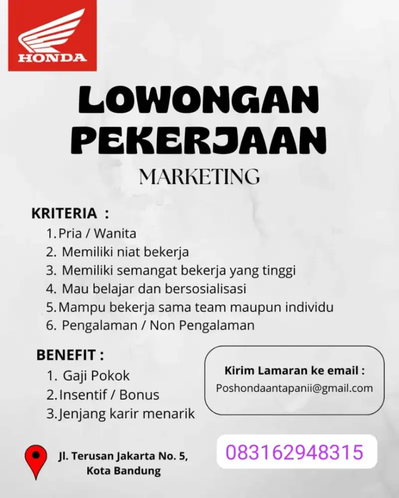 Barang X Minat Jadi Marketing / Sales Digital