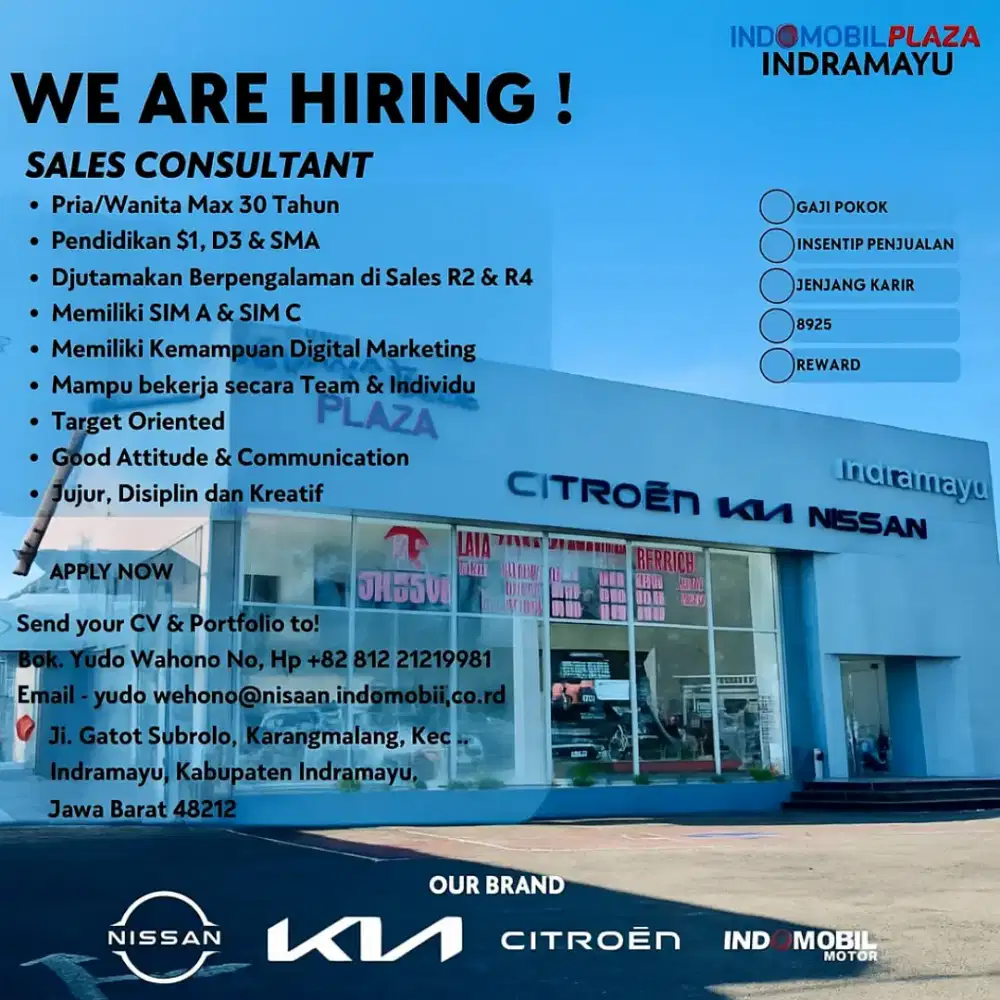 Lowongan Kerja Indomobil Grup