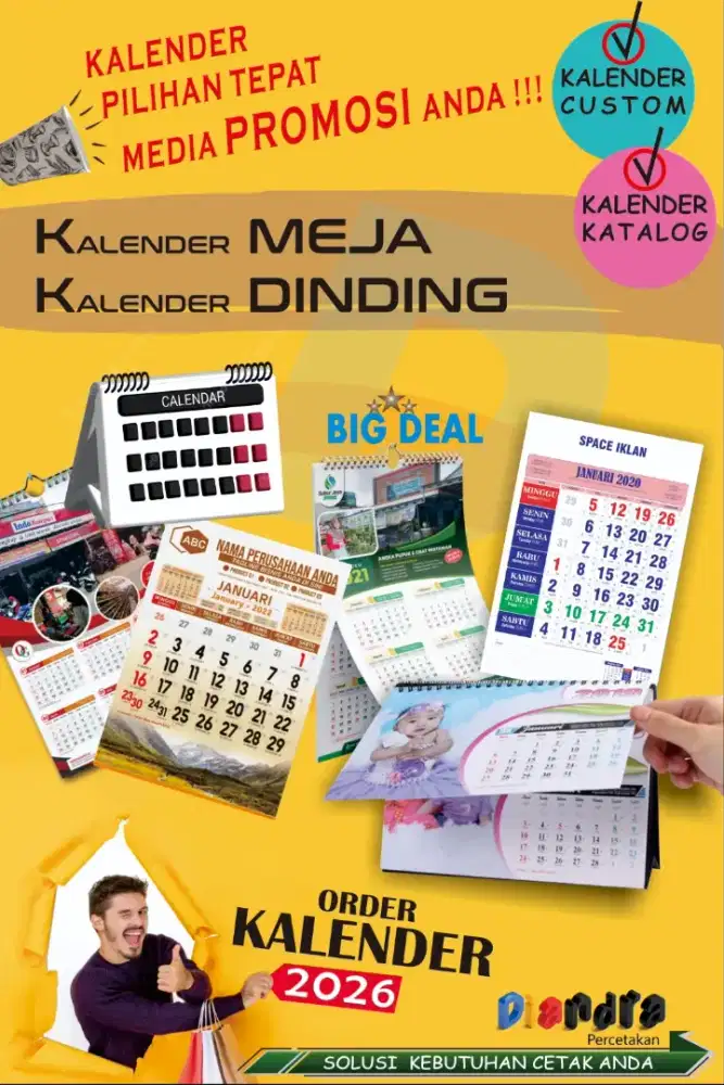 Cetak kalender 2026