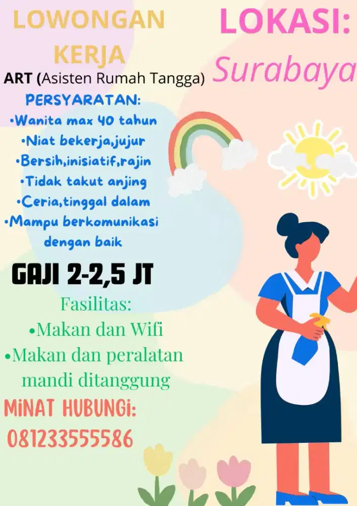 Dicari ART MASAK