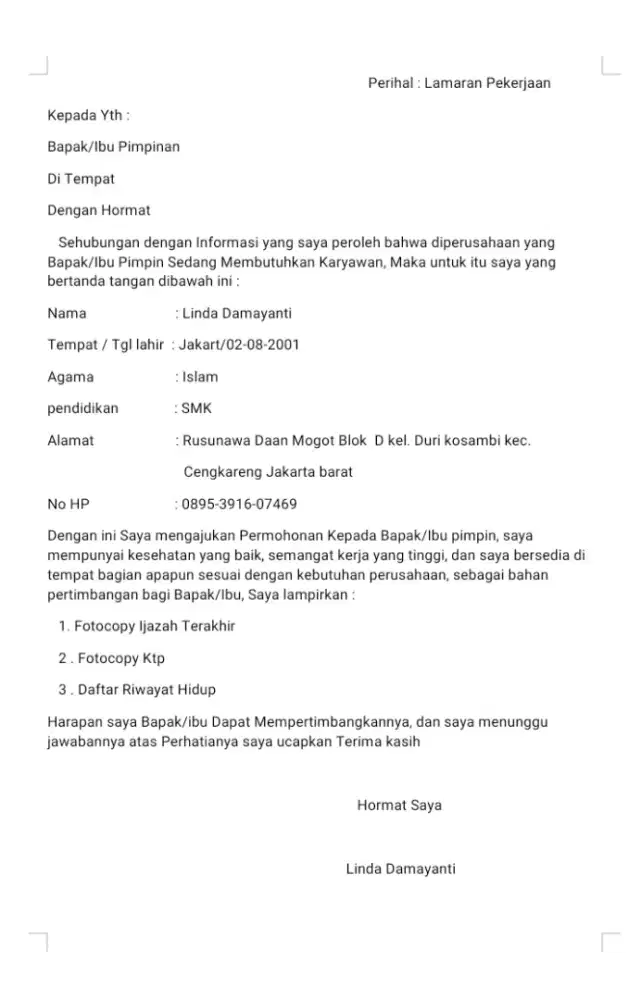 Cari lowongan kerja