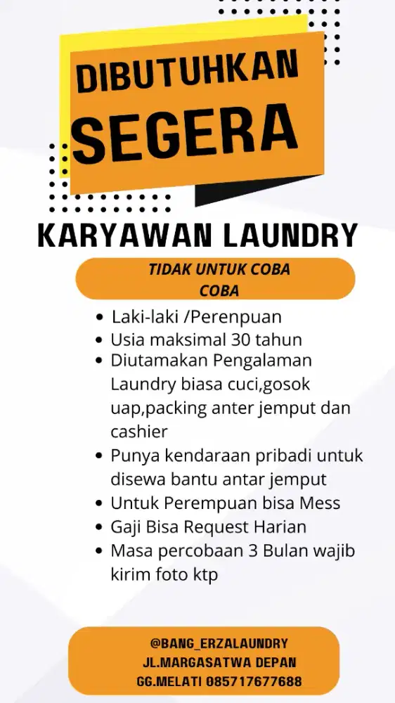 Karyawan @bang_erzalaundry