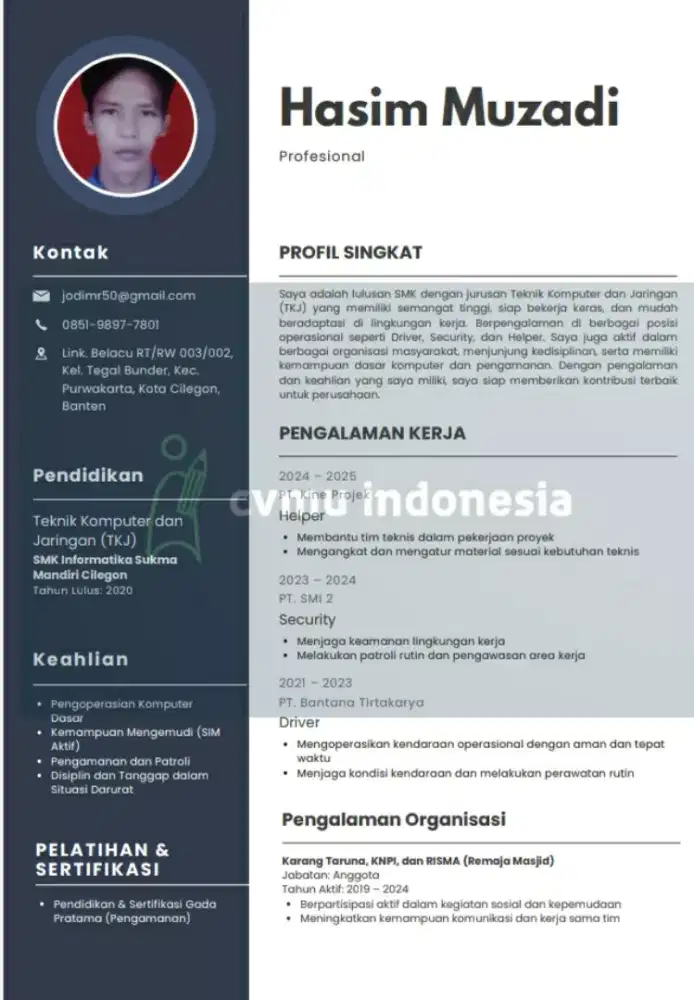 Mencari pekerjaan di daerah Balaraja